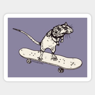 Skater rat Sticker